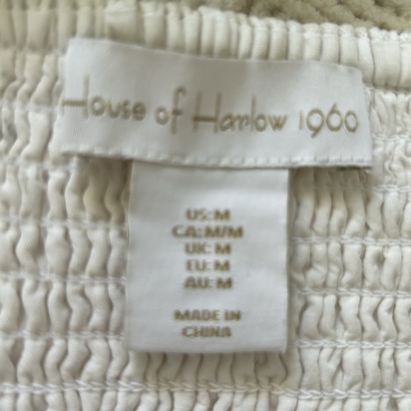 House of Harlow white baby doll dress size medium - Picture 10 of 12